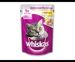 Whiskas (Вискас) Для Кошек Цельные Кусочки Курицы в Соусе 85Г