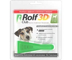 Rolf Club 3D Капли От Блох и Клещей Для Собак 4-10кг R403 