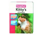 Витамины Для Кошек Beaphar (Беафар) Kitty’s + Protein Протеин Рыбки 75шт 12510