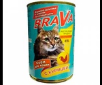 Консервы Brava (Брава) Для Кошек Курица 415г