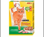 Сухой Корм Friskies (Фрискис) Adult Для Кошек Кролик с Полезными Овощами 400г