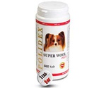 Витамины Для Собак Polidex (Полидэкс) Super Wool Plus Супер Вул 500шт 
