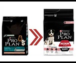 Сухой Корм Proplan (Проплан) Sensitive Skin Medium Puppy Для Щенков Средних Пород с Чувствительной Кожей Лосось с Рисом  14кг (1*1) 