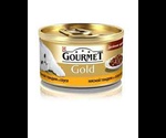 Gourmet Perle Gold (Гурме Перле Голд) Консервы Для Кошек Мясной Тандем в Соусе 85Г