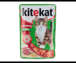 Влажный Корм Kitekat (Китекат) Для Кошек Говядина в Желе 100г