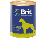 Консервы Brit (Брит) Для Собак Говядина и Сердце Beef Heart 850г