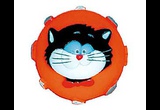 Игрушка Для Собак Морда Кошачья Винил 8см 1031
