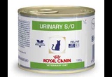 Лечебные Консервы Royal Canin (Роял Канин) Veterinary Diet Feline Urinary S/O Для Кошек При Мочекаменной Болезни с Цыпленком 195г