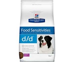 Hills (Хиллс) Prescription Diet D/D Food Sensitivities Лечебный Сухой Корм Для Собак Для Поддержания Здоровья Кожи и При Пищевой Аллергии Утка и Рис 2кг