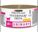 Лечебные Консервы Purina (Пурина) Veterinary Diet UR Urinary Для Кошек При Мочекаменной Болезни Курица 195г (1*24) 