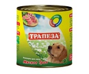 Консервы Трапеза Для Собак Всех Пород Мясное Трио 750г (1*9) 
