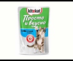 Влажный Корм Kitekat (Китекат) Для Кошек Просто и Вкусно Рыба 85г (1*24) 