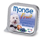 Консервы Monge (Монж) Для Собак Индейка и Черника Fruit Turkey & Blueberry 100г