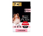 Сухой Корм Pro Plan (Проплан) Для Собак Средних Пород с Чувствительной Кожей Лосось и Рис Medium Sensitive Skin 7кг (1*1)