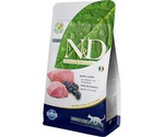 Сухой Корм Farmina (Фармина) Для Кошек Ягненок и Черника Беззерновой Prime N&D Lamb & Blueberry 300г