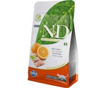 Сухой Корм Farmina (Фармина) Для Кошек Рыба и Апельсин Беззерновой Natural & Delicious Grain Free Adult Cat Fish & Orange 1,5кг