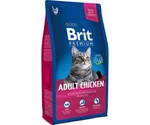Сухой Корм Brit (Брит) Для Кошек Курица в Печеночном Соусе Premium Adult Chicken 300г