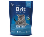 Сухой Корм Brit (Брит) Premium Kitten Chicken Для Котят Молодых Кошек, Беременных и Кормящих Кошек  Курица и Рис 300г