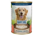 Консервы Happy Dog (Хэппи Дог) Для Собак Телятина и Рис Natur Line Veal & Rice 400г