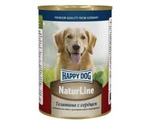 Консервы Happy Dog (Хэппи Дог) Для Собак Телятина и Сердце Natur Line Veal & Heart 400г