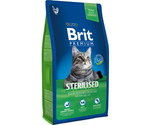 Сухой Корм Brit (Брит) Для Стерилизованных Кошек  Курица в Печеночном Соусе Premium Sterilised 1,5кг
