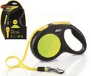Рулетка Для Собак Средних Пород Flexi (Флекси) Ремень 5м До 25кг Neon Medium Safety Plus Черный/Неон