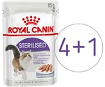 Влажный Корм Royal Canin (Роял Канин) Для Стерилизованных Кошек Паштет Feline Health Nutrition Sterilised Pate 85г 4+1 АКЦИЯ