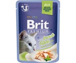 Влажный Корм Brit (Брит) Для Кошек Форель в Желе Premium Adult Cats Trout Fillets Jelly 85г