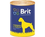 Консервы Brit (Брит) Для Собак Говядина и Пшено Beef Millet 850г