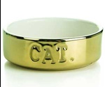 Миска Для Кошек IPTS Керамическая Золотая Cat 651462 
