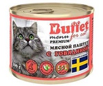 Консервы Для Кошек Buffet Говядина Мясной Паштет 200г (1*20)