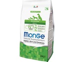 Сухой Корм Monge (Монж) Для Собак Всех Пород Кролик Рис и Картофель Speciality Adult All Breeds Rabbit, Rice and Potatoes 2,5кг + Ошейник Для Собак Средних Пород АКЦИЯ