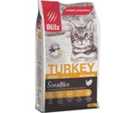 Сухой Корм Blitz (Блиц) Для Кошек Индейка Sensitive Turkey Adult Cat All Breeds 400г 680160