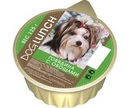 Консервы Для Собак Dog Lunch (Дог Ланч) Говядина и Овощи Крем-Суфле Ламистер 125г