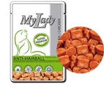 Влажный Корм Для Кошек Длинношерстных Пород My Lady (Моя Леди) Птица Dr.Alders Premium Anti-Hairball 85г