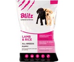 Сухой Корм Blitz (Блиц) Для Щенков с Чувствительным Пищеварением Ягненок и Рис Sensitive Lamb & Rice Puppy All Breeds 500г 680498