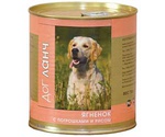 Консервы Для Собак Dog Lunch (Дог Ланч) Ягненок, Потрошки и Рис Паштет 750г
