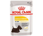 Влажный Корм Royal Canin (Роял Канин) Для Собак с Чувствительной Кожей Паштет DERMACOMFORT POUCH LOAF 85г (1*12)