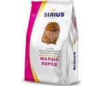Сухой Корм Sirius (Сириус) Для Собак Мелких Пород Курица и Индейка 3кг
