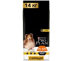 Сухой Корм ProPlan (Проплан) Для Собак с Избыточным Весом, Кастрированных и Стерилизованных Собак Курица и Рис Диетический Adult Dog Optiweight All Size Light/sterilised 14кг (1*1)