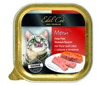 Консервы Edel Cat (Эдель Кэт) Для Кошек Заяц и Печень Паштет Menu Hare & Liver Pate 100г