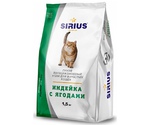 Сухой Корм Sirius (Сириус) Для Кошек Индейка и Ягоды 1,5кг