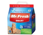 Наполнитель Для Кошачьего Туалета Mr.Fresh (Мистер Фреш) Древесный Комкующийся Для Короткошерстных Кошек 4,5л F601