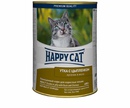 Консервы Happy Cat (Хэппи Кэт) Для Кошек Утка и Цыпленок Кусочки в Желе  400г