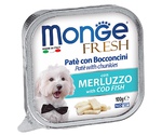 Консервы Для Собак Monge (Монж) Треска Паштет Dog Fresh 100г 