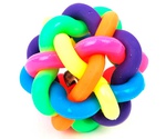 Игрушка Для Собак Мелких Пород Мяч Резиновый Цветной Молекула Р526-3 4см