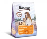 Сухой Корм Karmy (Карми) Для Кошек Для Кожи и Шерсти Лосось Hair&Skin Salmon 1,5кг