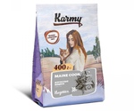 Сухой Корм Karmy (Карми) Для Котят, Беременных и Кормящих Кошек Мейн-Кун Породы Индейка Maine Coon Kitten Turkey 400г