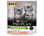Сухой Корм Pro Plan (ПроПлан) Для Кастрированных и Стерилизованных Котят Лосось Sterilised Kitten 400г (1*8)