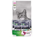 Сухой Корм ProPlan (ПроПлан) Для Кастрированных Котов и Стерилизованных Кошек Утка и Печень Cat Optisavour Sterilised Duck & Liver 1,5кг + Влажный Корм 4*85г АКЦИЯ